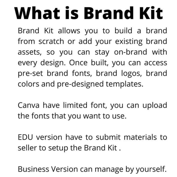 Canva Pro Subscription with Brand Kit